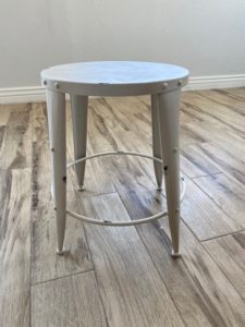spray painted table