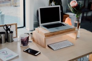 greenery on desk