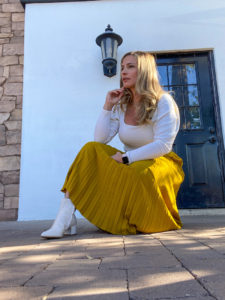 mustard maxi skirt | What Does It Mean To Be Intentional