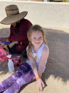 tourists at the beach