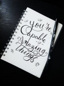 you're capable of amazing things