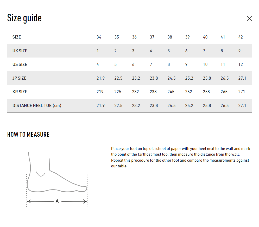 Golden Goose Size Chart