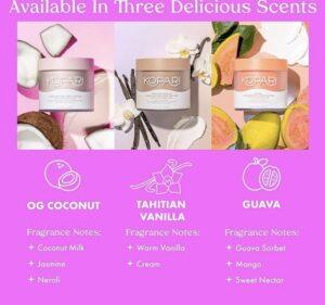 Kopari Body Butter scents